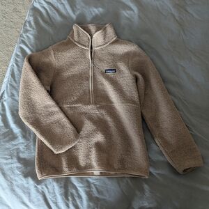 Patagonia Tan Fleece Pullover